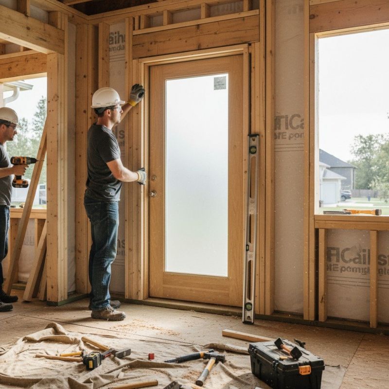 Office Door Installation detail